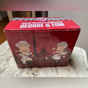 2023 Washington Nationals GEORGE & TOM Bobblehead Racing Presidents